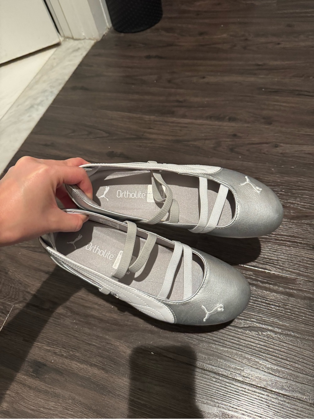 Puma speedcat ballet shoes - metallic